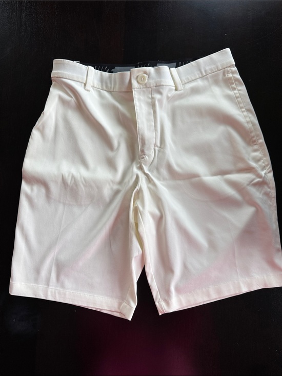 Nike Other - Nike Men’s Cream Flat-Front Golf Shorts